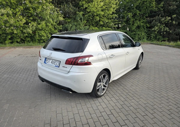 Peugeot 308 cena 42900 przebieg: 89500, rok produkcji 2014 z Grajewo małe 137